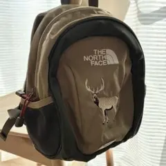 【THE NORTH FACE】キッズ リュック 8L ベージュ 鹿刺繍