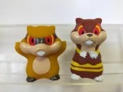 ポケモンキッズ　指人形　ミネズミ　ミルホッグ　進化2体セット　まとめ売り
