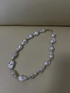 バロックネックレス　レディース 不規則 パール