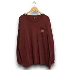 J*a様 XL Carhartt カーハート　長袖Tシャツ　ロンT 刺繡ロゴ バ