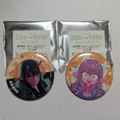 アカネ 缶バッジ 2点セット！ 銀河特急ミルキー☆サブウェイ 各駅停車劇場行き