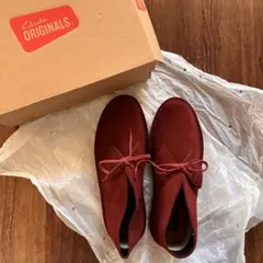 Clarks Originals レッドスエードブーツ