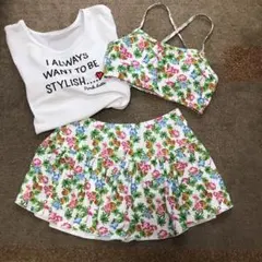 PinkLatte ピンクラテ フラミンゴ柄 150 水着