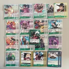 ワンピースカード 蒼海の七傑 ミホーク 緑 デッキパーツ