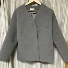 BARNYARDSTORM ノーカラージャケット グレー