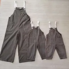 MANON 親子オーバーオール フリーサイズ 100　90