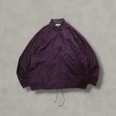 90s古着NIKE ナイキ 白タグ ナイロンジャケット 襟総柄