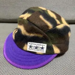 AMPERSAND ニットキャップ キッズ 迷彩柄 サイズ調節可能