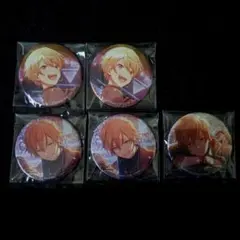 ♡ プロセカ×あんスタ! グリッター缶バッジ A・B