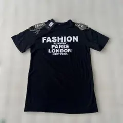 新品 FASHION NOVA ファッションノバ Tシャツ S 黒 ビジュー