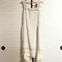一度だけ着用！日本製！裾レース上品ワンピース♡のサムネイル