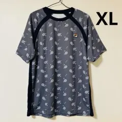 フィラ FILA テニスウェア XLサイズ ゲームシャツ ラケット柄 Tシャツのサムネイル