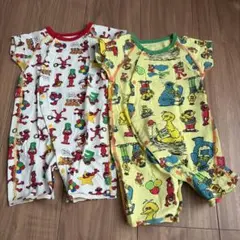 セサミストリート　ロンパース　半袖　70サイズ　2点セット