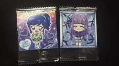 【匿名配送】アイカツ シールセット 霧矢あおい 氷上スミレ