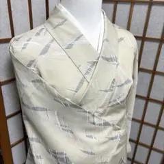 6k1051 着物　正絹　単衣　結城紬　ベージュ　グレー　茶色　花柄　和装 6k1051 着物 正絹 単衣 結城紬 ベージュ グレー 茶色 花柄 和装 - メルカリ