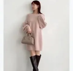 snidel ラクーンミニニットワンピース