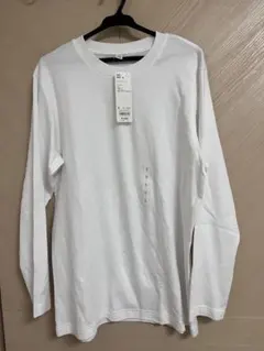 S GU ソフトコットンクルーネックT 2026 2025 ホワイト