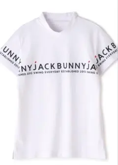 新品 パーリーゲイツ ジャックバニー ダブルカノコ半袖カットソー(4)M