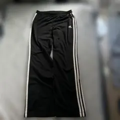 07年製 adidas アディダス トラックパンツ 3ストライプ ブラック M