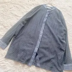 アンティカ　antiqua patterntorso レースシャツ ブラウス