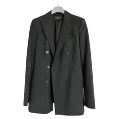 Theory セオリー ダブルジャケット サイズ2 ブラック 美品