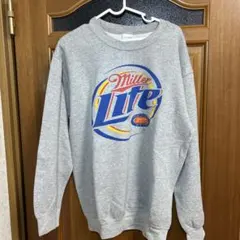 Miller Lite ロゴ スウェット グレー　GILDAN ギルダン　古着