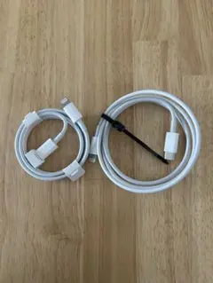 iPhone純正　Lightningケーブル 2個セット