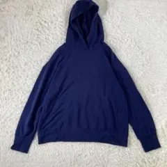 UNIQLO ユニクロ ウルトラストレッチスウェットプルパーカ（長袖） ブルーM