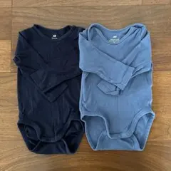 H&M ボディスーツ 2枚セット 6-9M