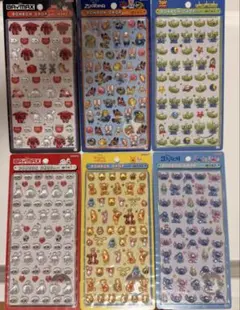 【国内正規品】ディズニー ボンボンドロップシールミニ 6種