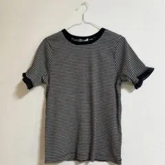 しまむら　田中里奈　テレコボーダー　Tシャツ ベージュ XLサイズ