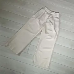 スピックアンドスパン　ソフトドレープバックイージーパンツ
