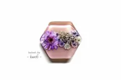 ハンドメイドレジンヘアゴム【B1275】