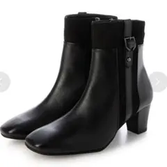 BARCLAY ブラック ショートブーツ