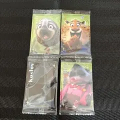 ズートピア カードソフトクッキー 4枚セット