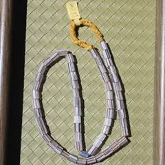 ネパール シェブロンビーズ 一連 レトロ ハンドメイド素材