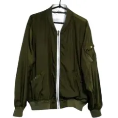 お買い得　オリーブデオリーブ　ミリタリージャンバー　リバーシブル　アウター