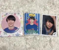 HiHi Jets 作間龍斗 缶バッジ プロフィールカード ミニフォト