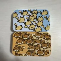ポケモン プチ缶コレクション　逃　ピカチュウ　イーブイのサムネイル
