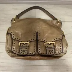 COACH マディソン ワンショルダー ホーボー レザーブラウン - メルカリ
