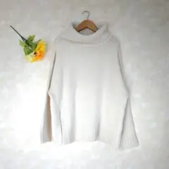 グレイル GRL ニット セーター【F】オフホワイト 厚手 タートルネック