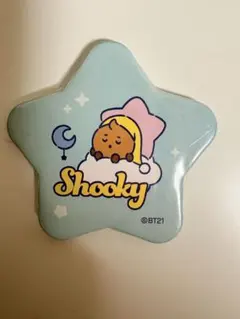 BT21 Shooky 星形缶バッジ