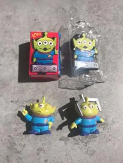 ディズニー　トイストーリー　エイリアン　ミニフィギュア　ぷっちょマグネットフック