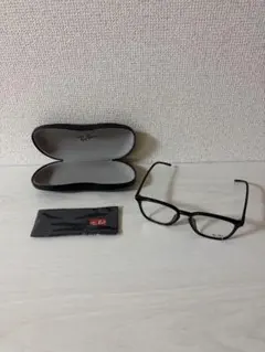 Ray-Ban ブラック キャットアイ メガネ