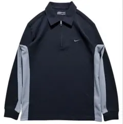 ナイキゴルフ ゴルフウェア 吸汗速乾 ハーフジップ 長袖シャツ ゴルフシャツ L