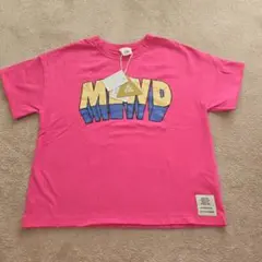 しまむら MYLITTLEWONDER ロゴプリント Tシャツ ピンクのサムネイル