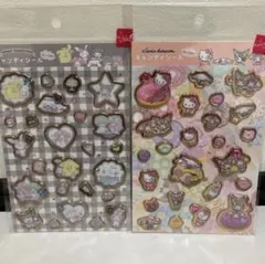 サンリオ キャンディシール ストーン付き ドーナツデザイン くすみカラー