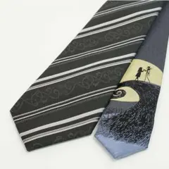 ナイトメア・ビフォア・クリスマス ネクタイ 黒