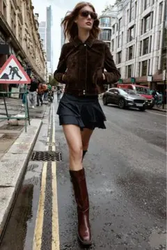 ZARA フリルスコート