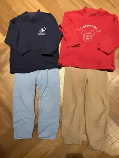 UNIQLO ミッキーマウス パジャマセット 110